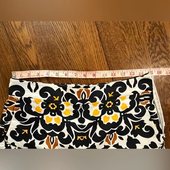 Boden Floral Ankle Pants in Black and Yellow - Picture 8 of 12